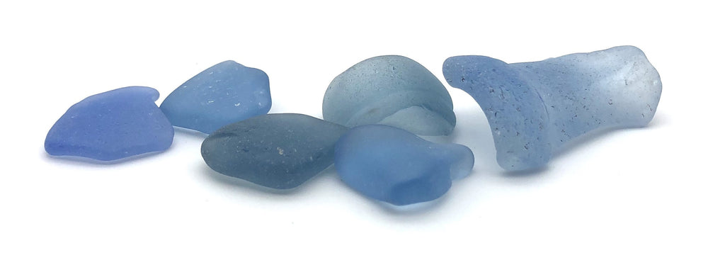Cornflower Blue Sea Glass