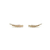 Stardust | Gold Climber Earrings-Ingrid Caduri Jewelry