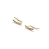Stardust | Gold Climber Earrings-Ingrid Caduri Jewelry