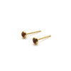 Golden Citrine | Rose Cut & Gold Earrings