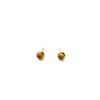 Golden Citrine | Rose Cut & Gold Earrings