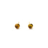 Golden Citrine | Rose Cut & Gold Earrings