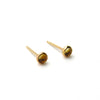Golden Citrine | Rose Cut & Gold Earrings