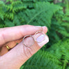Dainty Gold Full Moon Earrings