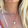 Glimmer | Hammered Gold Necklace