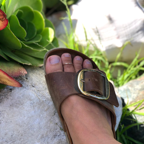 Hammered Gold | Toe Ring