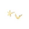 Moon & Stars | Gold Earrings