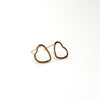 Dainty Heart | Gold Earrings