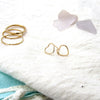 Dainty Heart | Gold Earrings