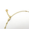 Dainty Heart | Hammered Bar | Gold Necklace