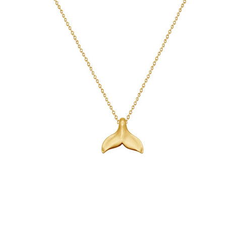 Gold Whale Necklace