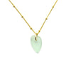 June | Sea Glass + Gold Necklace