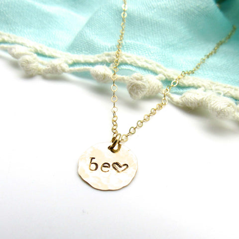 Be Love Medallion | Gold Necklace