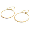 Champagne | Gold Hoop Earrings