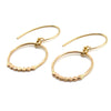 Champagne | Gold Hoop Earrings