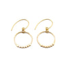 Champagne | Gold Hoop Earrings