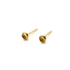 Golden Citrine | Rose Cut & Gold Earrings