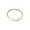 hammered gold bangle bracelet with sea glass