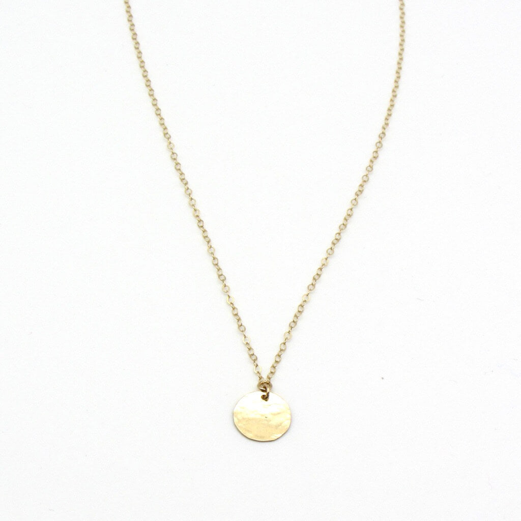 gold medallion coin necklace, dainty gold jewelry