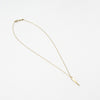 dainty gold jewelry, layerable spike necklace
