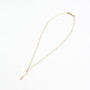 dainty gold jewelry, layerable spike necklace