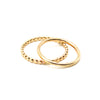 Stackable Hammered | Gold Ring