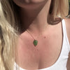 June | Sea Glass + Gold Necklace