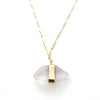 Cheri | Manifest Grace Sea Glass Gold Necklace-White-15