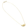 Half Sun | Gold Necklace-Hammered-Ingrid Caduri Jewelry