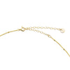 sea glass and gold necklace