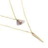 Sierra | Lavender Sea Glass Necklace