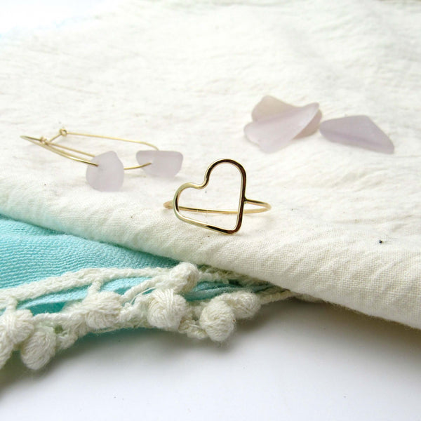 My Heart | Dainty Gold Ring