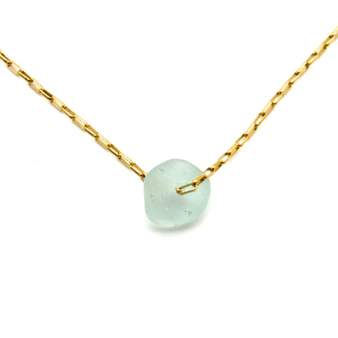 Rae Bracelet | Sea Glass + Gold Bracelet