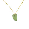 June | Sea Glass + Gold Necklace