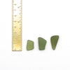 Cecilia | Sea Glass + Gold Necklace-Soft Sage Green-Ingrid Caduri Jewelry