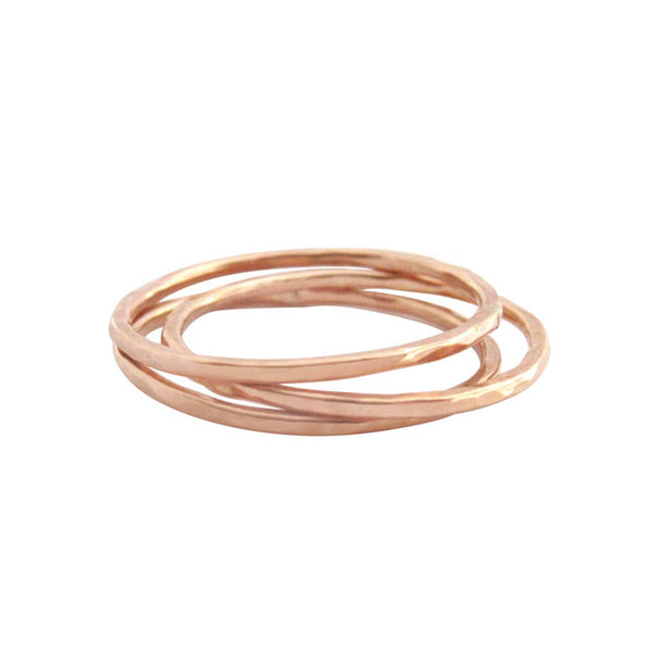 Set of 3 Gold Rings