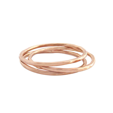 Set of 3 Gold Rings