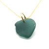 Sea Glass and Gold Necklace