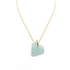 Valentina | Sea Glass + Gold Necklace-20