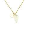 June | Sea Glass + Gold Necklace